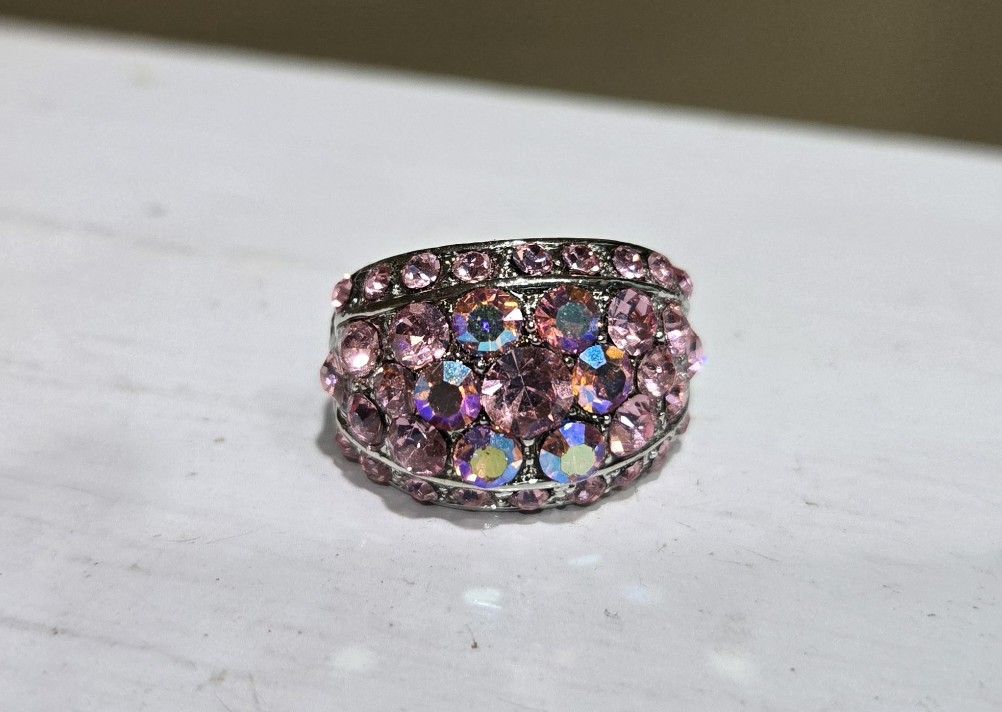 BRAND NEW BLING CRYSTAL ADJUSTABLE RINGS 