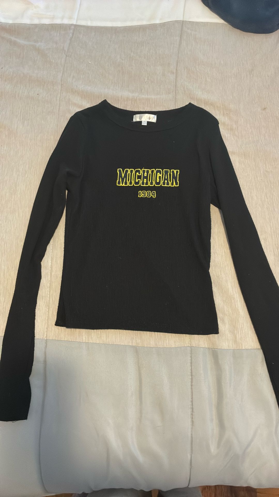 Y2K Top Michigan State 1984 Embroidery