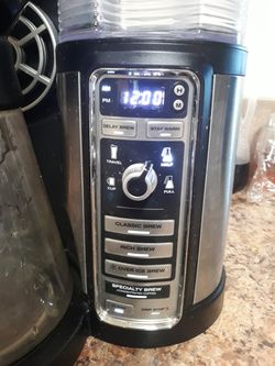 Ninja coffee pot hot or cold brew options