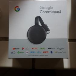Google Chromecast - Charcoal (3rd Generation)