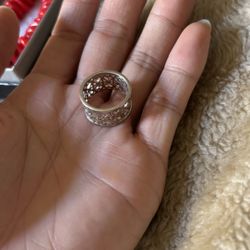 Love Ring Authentic .935 Sterling Silver 