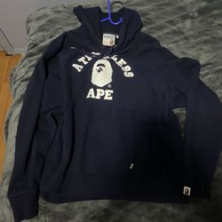 Bape Hoodie Size Large 