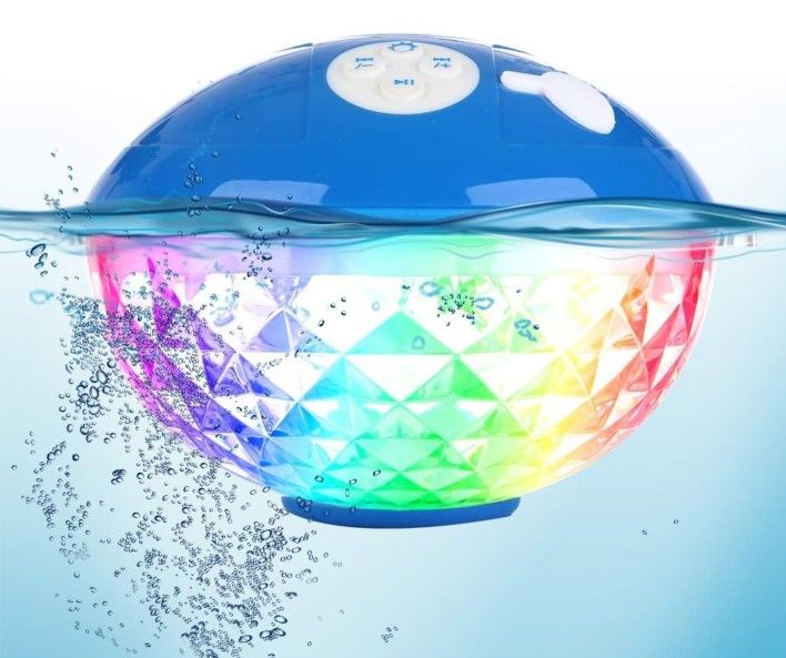 New Bluetooth Speakers with Colorful Lights, Portable Speaker