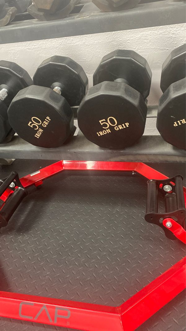 45lbs 95lbs Iron Grip Dumbbell set. for Sale in Vista, CA OfferUp