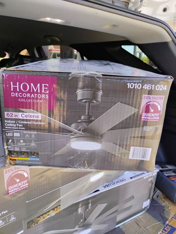 Brand new In Box (4)Celene Fans And (1) Artika Crystal Cube for Sale in