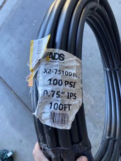 100 Psi .75” Irrigation Hose $25