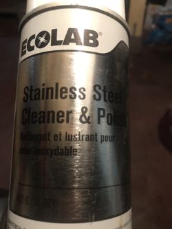 Ecolab stainless steel cleaner and polish (17 Oz)