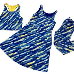 Girls Ideology Activewear Bundle – Size S (6/7) – Skirt, Tank & Leggings – $15