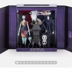 The Nightmare Before Christmas Jack And Sally Doll Set