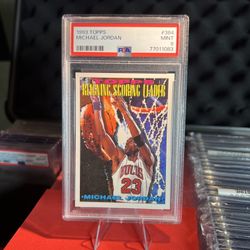 1993 Topps Basketball #384 Michael Jordan PSA 9 
