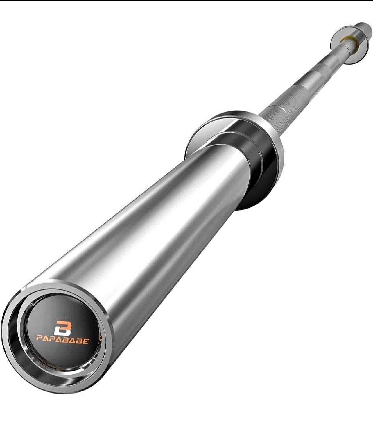 Olympic Barbell, 2-inch 45lb 7ft/35lb 6.5ft Weight Bar for Strength Training. 1000lb/ 1200lb