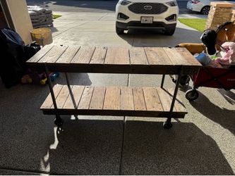 Pottery Barn 64" Farmhouse Console Table