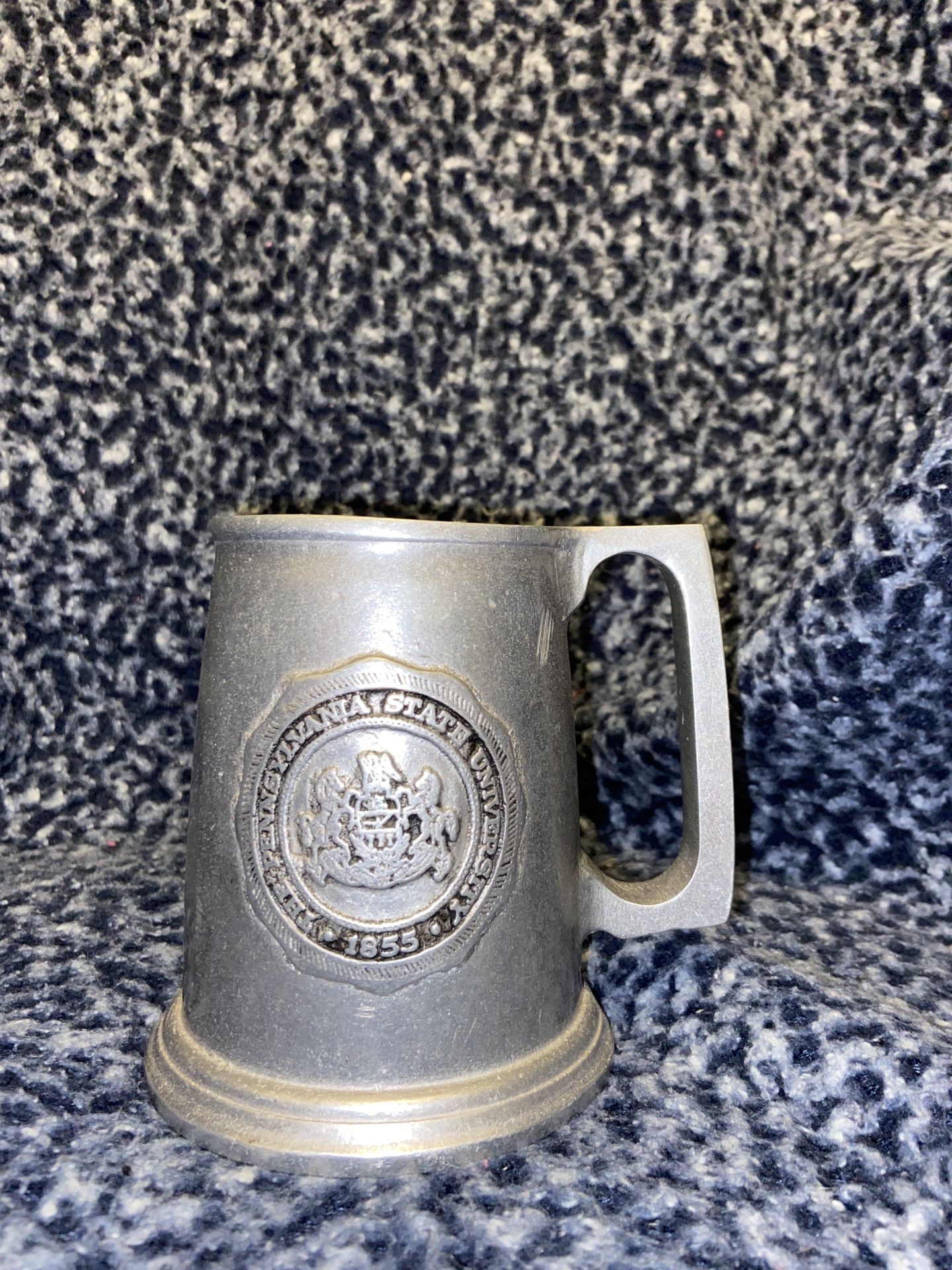 Pennsylvania State University Seal Pewter Mug/Tankard 1855