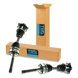 *NEW* Toyota 4Runner 4 Wheel Drive Front Driver & Passenger Side 2 Piece CV Axle Assembly Set TRQ CSA82442