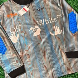 Off White Soccer Jersey