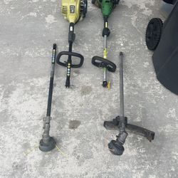 Gas Operated John Deer & Ryobi Weed Eaters