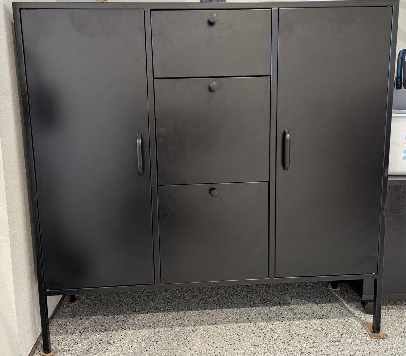 Metal Black Cabinet