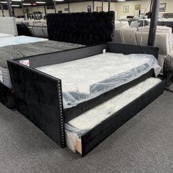 New Black Daybed $339. Mattress $99 Each. Delivery & Set Up Available 