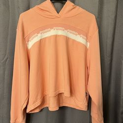 Peach puma hoodie
