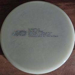 Discraft Mega Glo Zone Sample 1 Of 500 Silver Star Shatter 174g