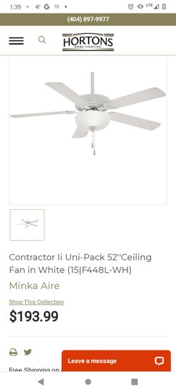 MinkaAire Ceiling Fan LED