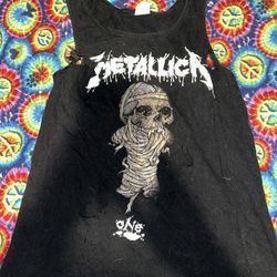 Metallica Distressed Tank Top