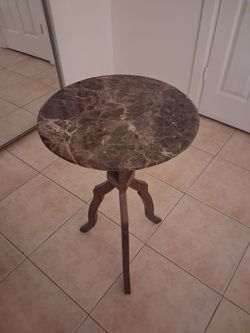 Marble table