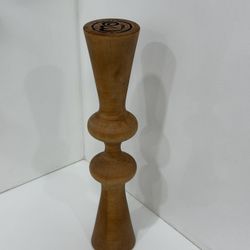 Vintage 1970's Ma Roller Wooden Spine Tool Great Earth Healing Back Massage Maple