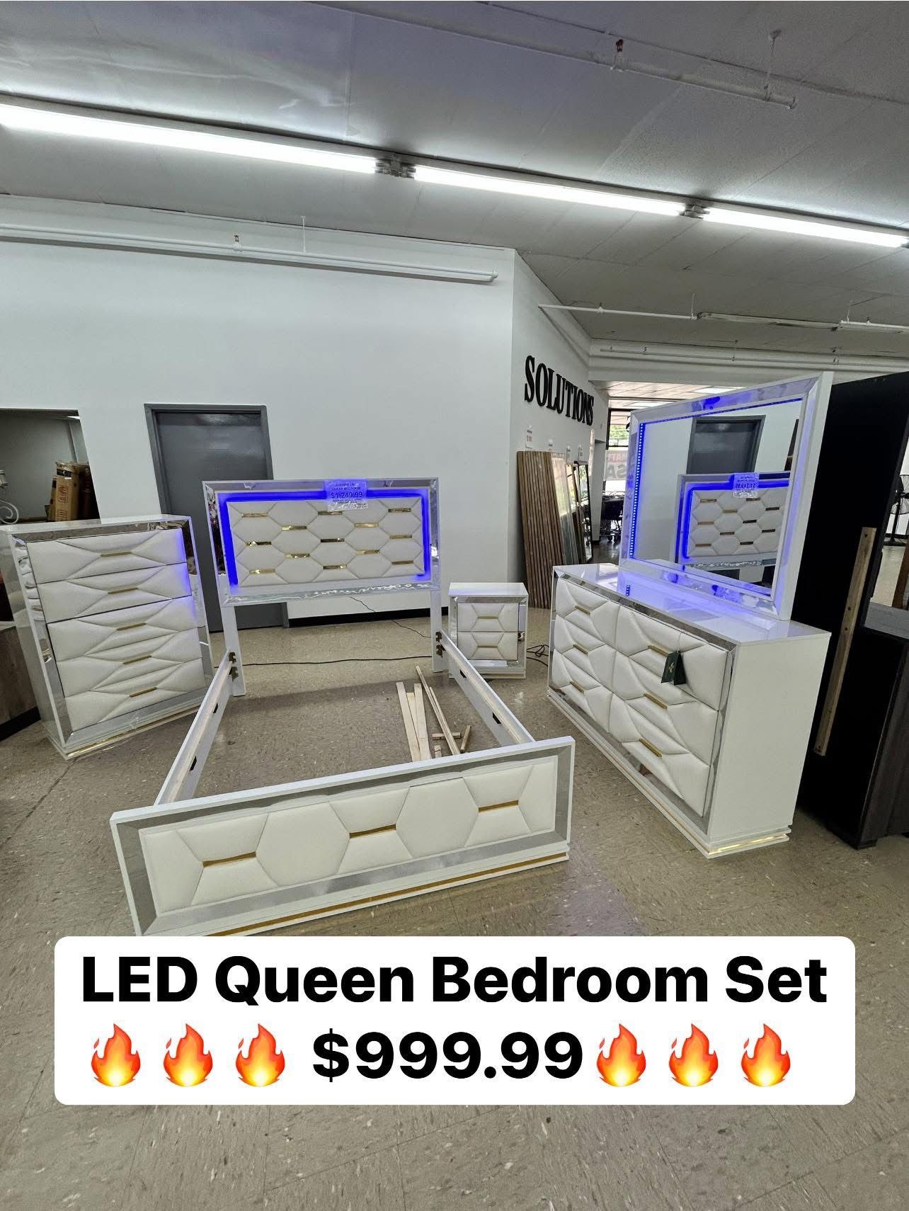 Queen LED Bedroom Group