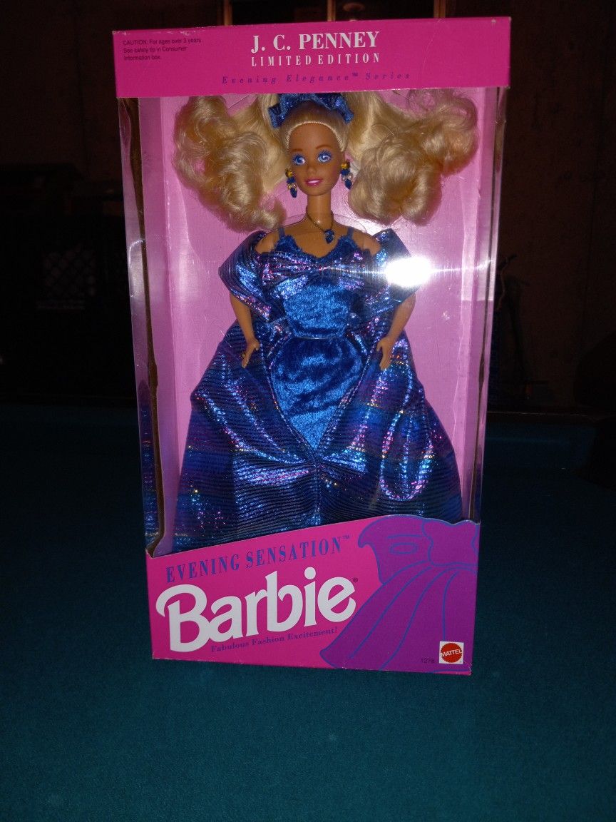 VINTAGE LIMITED EDITION 1992 J.C. PENNEY EVENING SENSATION BARBIE NEW FACTORY SEALED 
