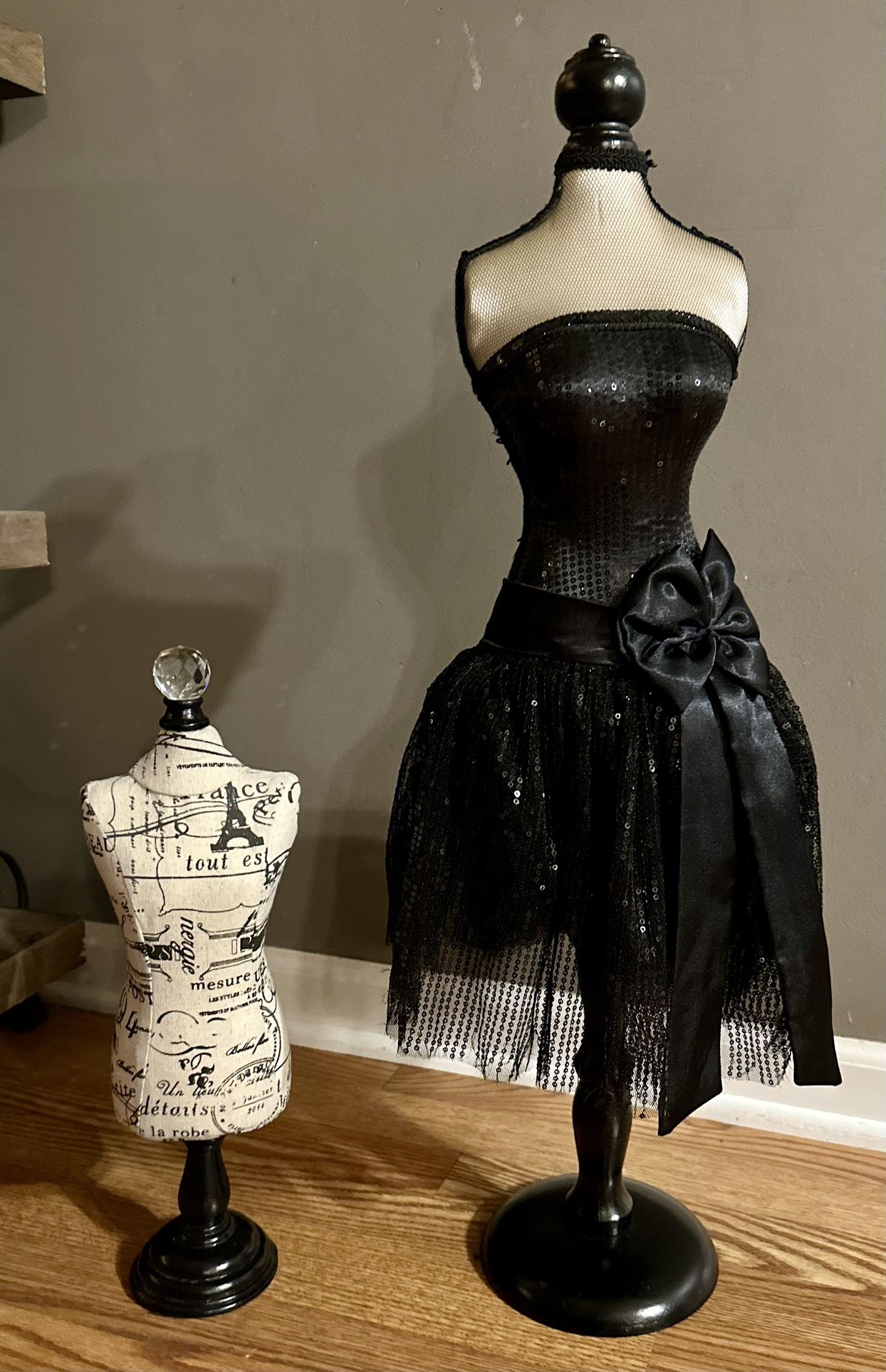 Dress Form Statues Decor ($5/$10)