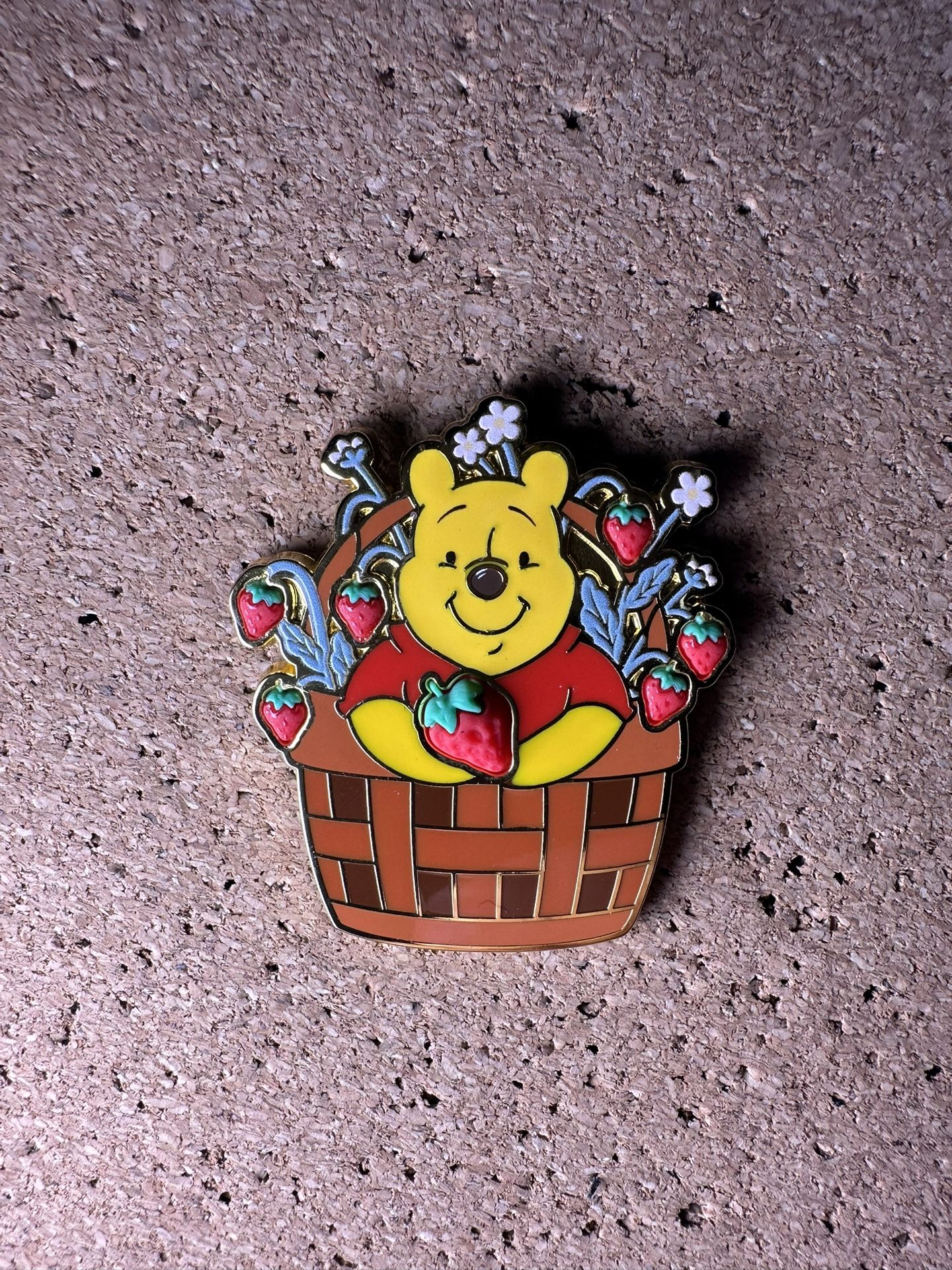 Pooh - Disney Winnie the Pooh Strawberry Blind Box Enamel Pin - Loungefly