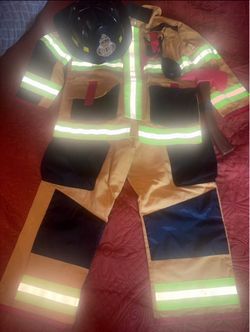 Kids Firefighter Costume Set with Helmet