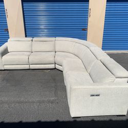 Modern Grey Electric Sectional