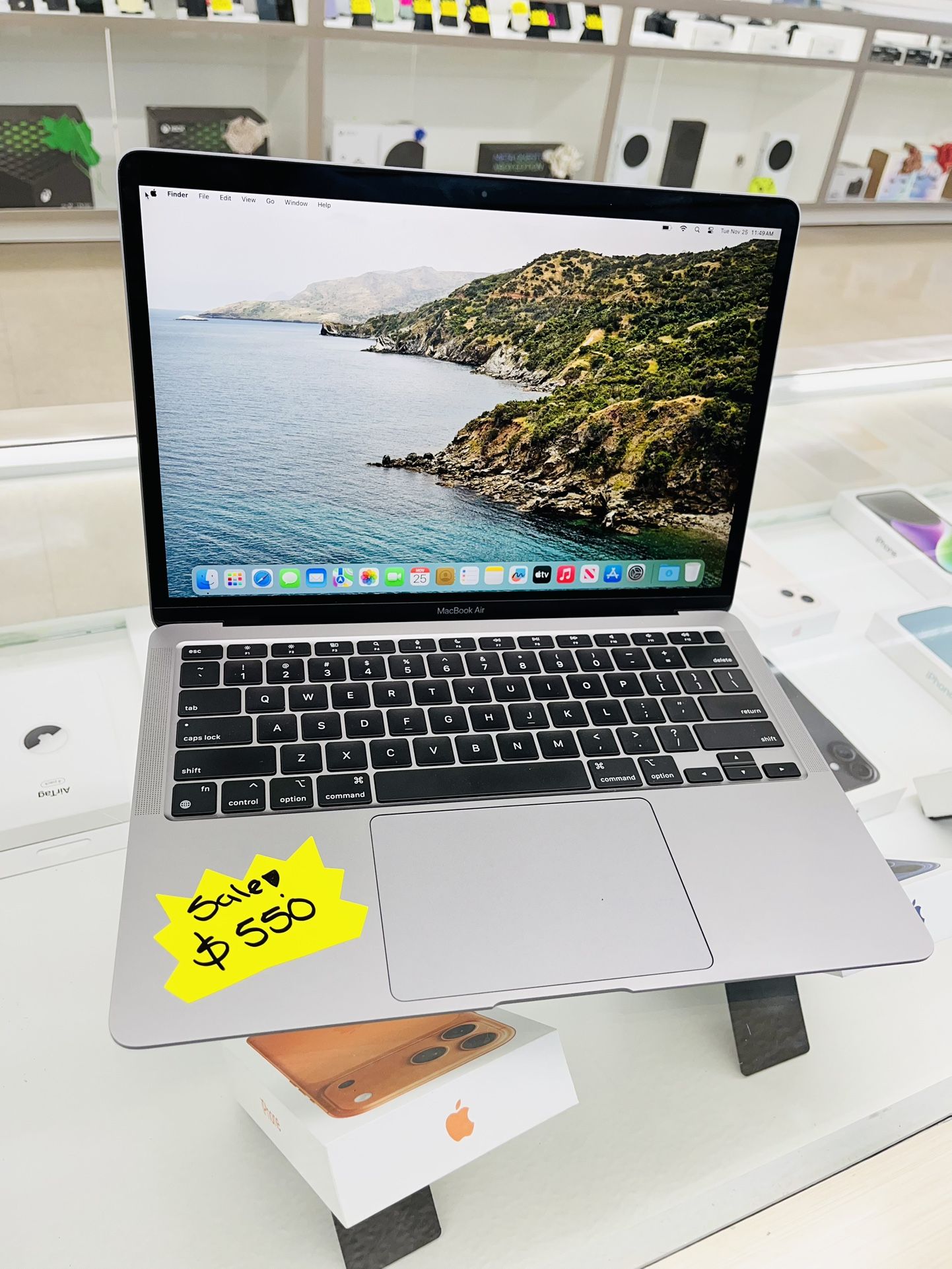M1】MacBookAir 8GB,512GB APPLE MGNE3 MACBOOK AIR Laptop - M1 Chip 
