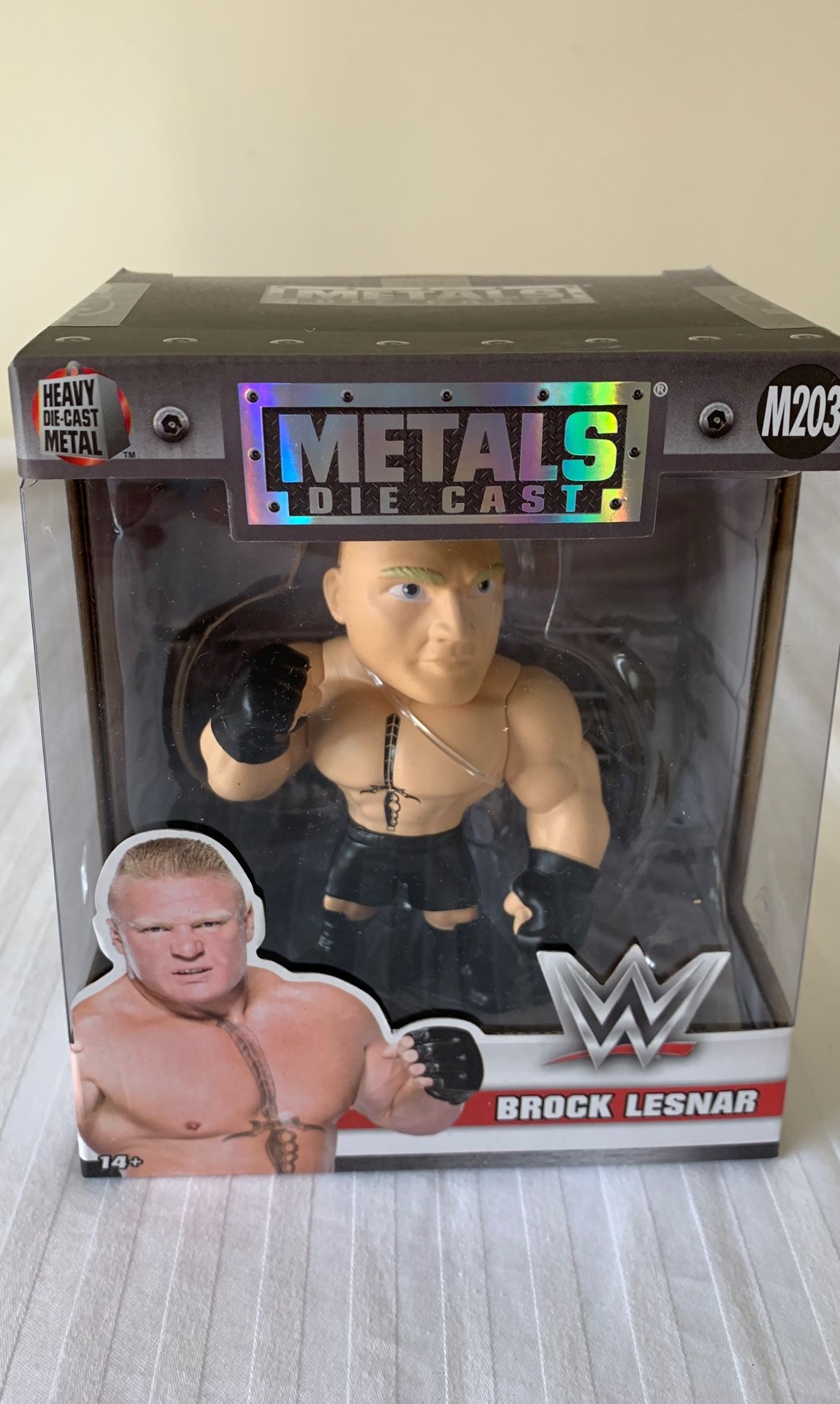 Die Cast Metals Brock Lesnar action figure