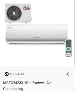 Mini split 24.000 Btu Everwell