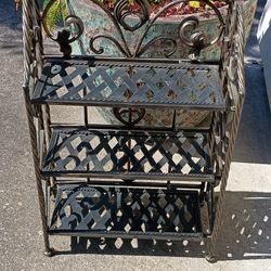 Decorative Metal Shelf Foldable $25