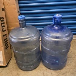 Two 5-Gallon Water Jugs