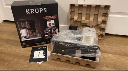New KRUPS Essential Brewer 8-Cup Coffee Maker