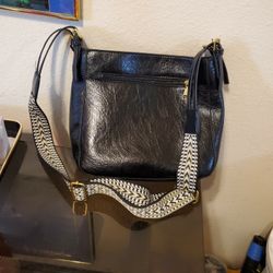 Woman Leather backpack In Black