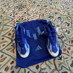 Adidas X Crazyfast Messi Elite FG Cleats Lucid Blue ID0710 Men’s Size 9.5