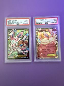 Pokemon Sylveon RC21 PSA 9 & RC32 PSA 8