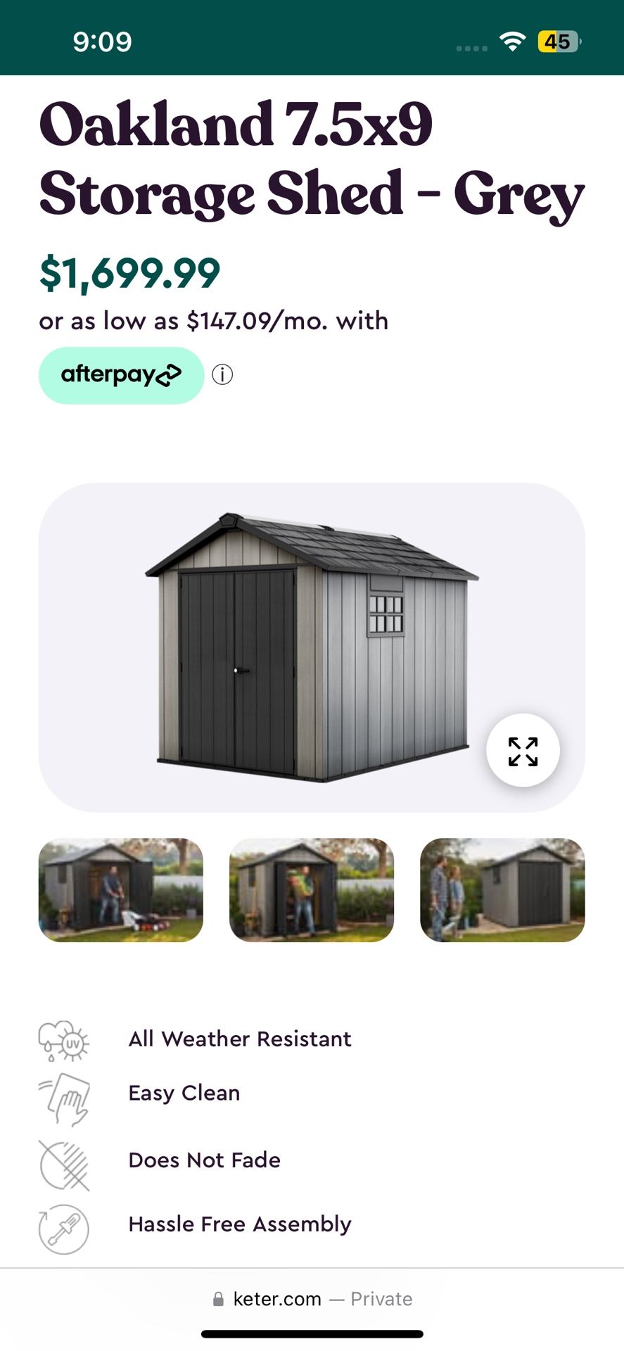 Storage shed