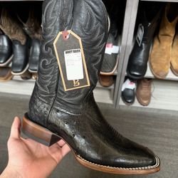 Genuine Ostrich Boots - 9D
