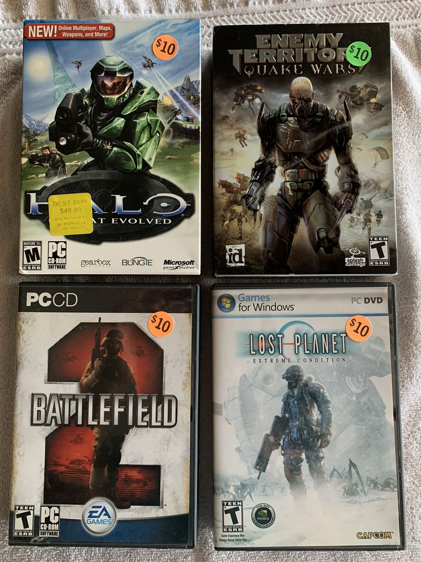 Used_PC DVD/CDs Rom Games (Set #2)