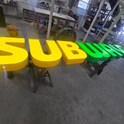 We are manufacturers of custom commercial signs