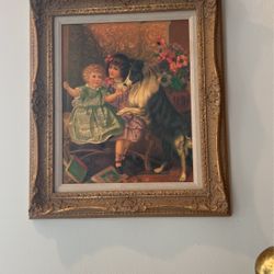 Girls With Border Collie 