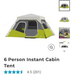 6 Person Instant Cabin Tent