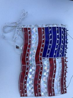 Light up American flag